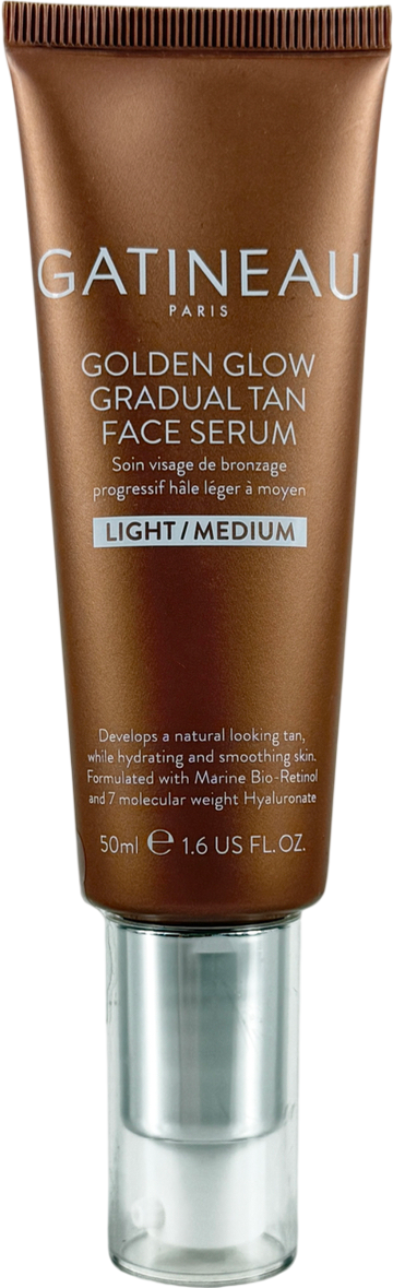 GATINEAU Golden Glow Gradual Tan Face Serum LIGHT/MEDIUM