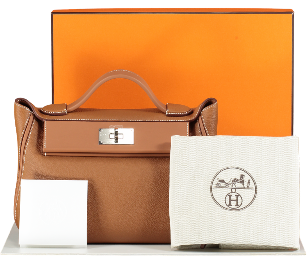 Hermès 24/24 29 Gold with Gold Hardware Handbag BOX FRESH