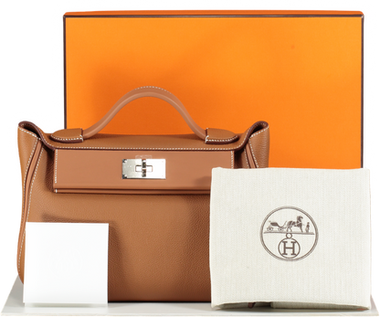 Hermès 24/24 29 Gold with Gold Hardware Handbag BOX FRESH