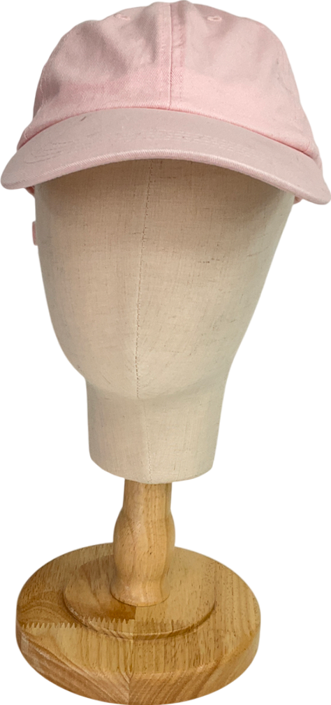 Beechfield Pink Faux Suede 6 Panel Cap One Size