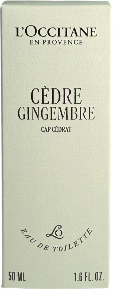 Loccitane Cèdre Gingembre Eau De Toilette 50ml