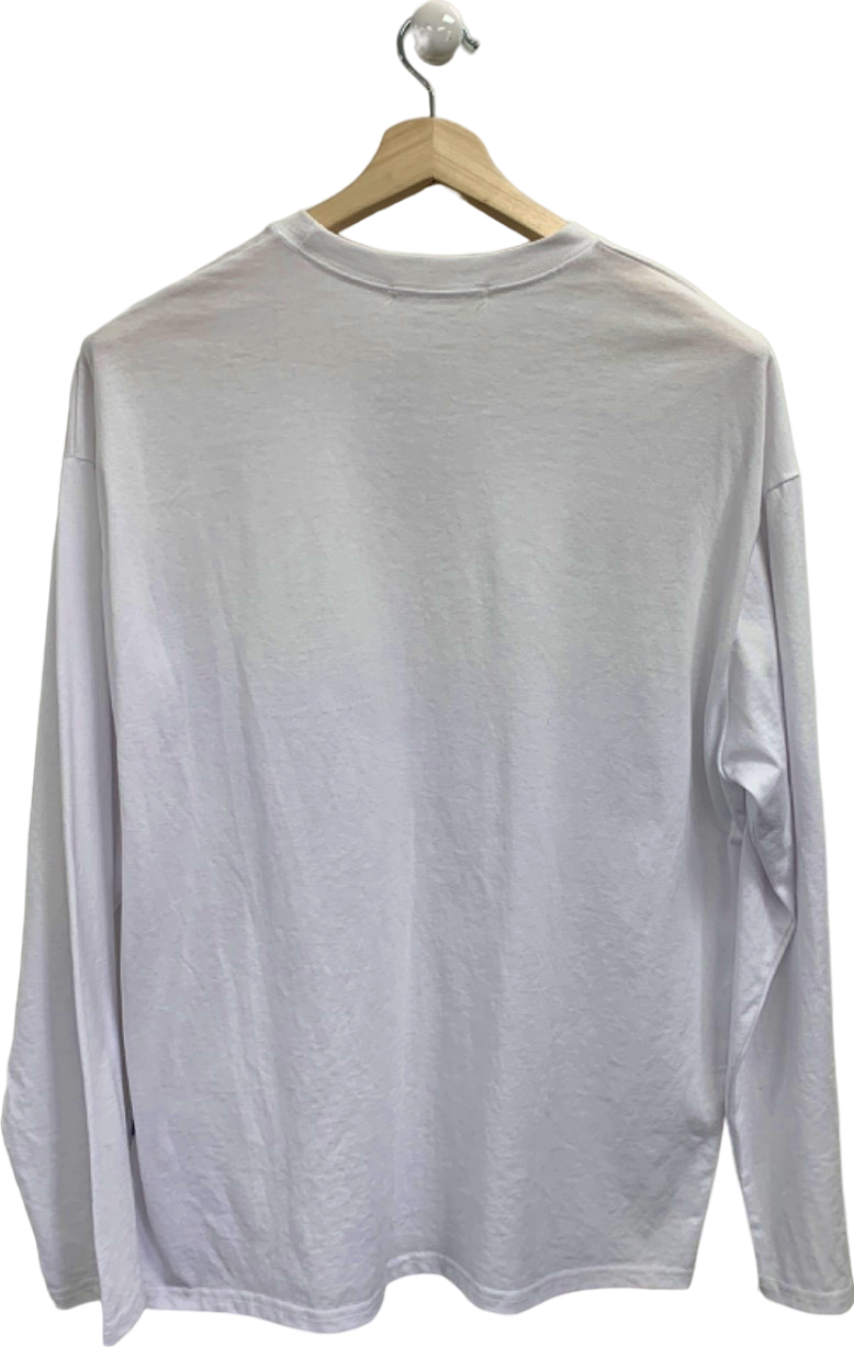 Wit and Wonder White Long Sleeve T-Shirt UK M