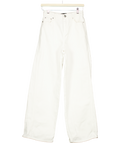 Elka Collective White Wide Leg Jeans UK 6