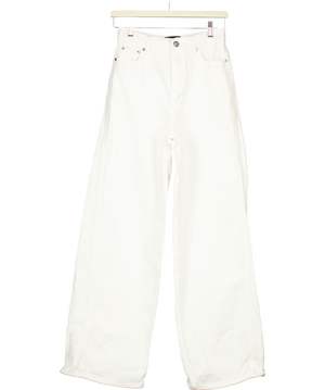Elka Collective White Wide Leg Jeans UK 6
