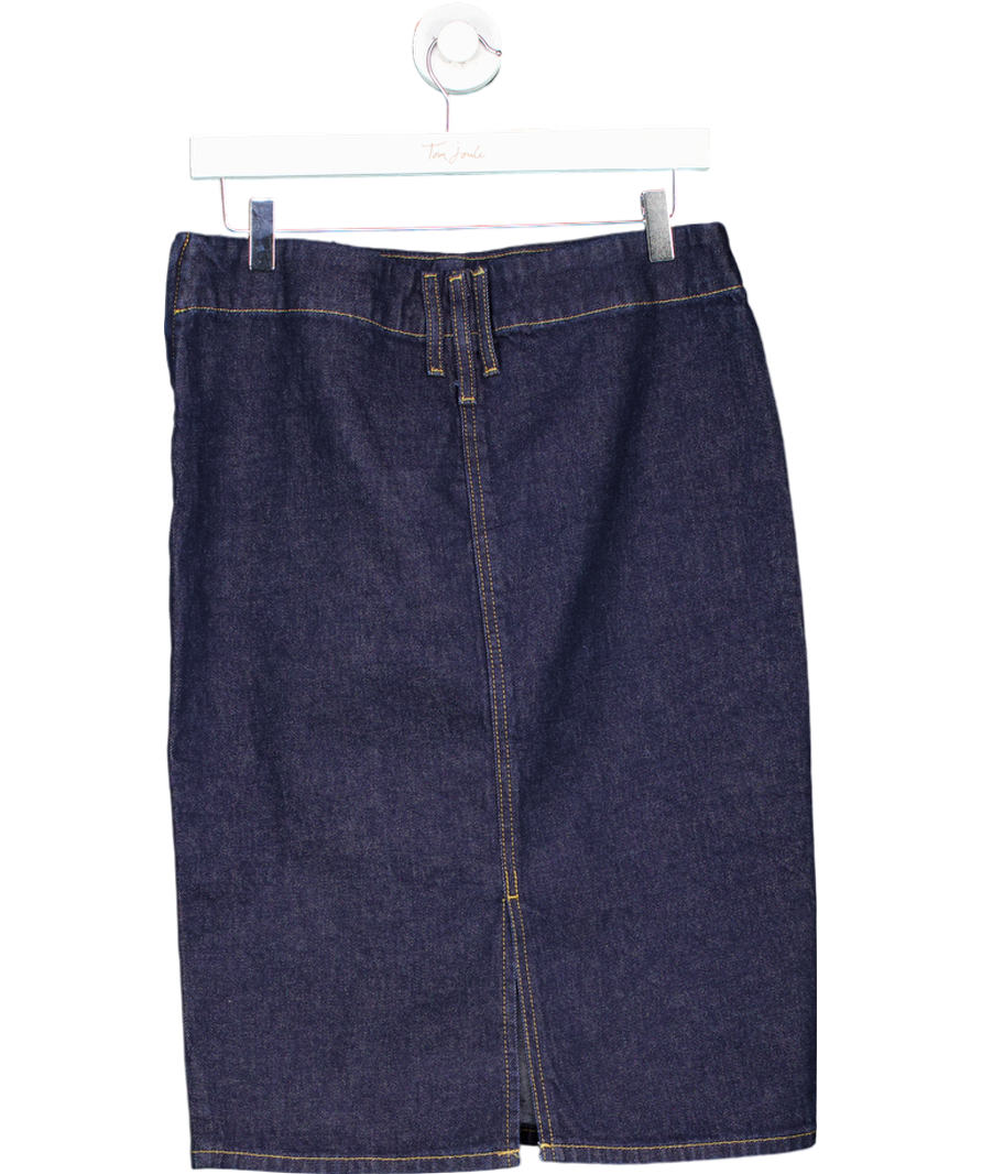 ASOS Blue Design Dark Indigo Denim Pencil Skirt UK 10