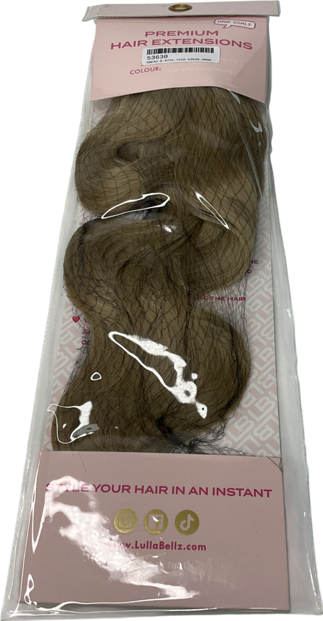 LullaBellz Beige Brushed Out Wave 16" Claw Clip Pony One Size