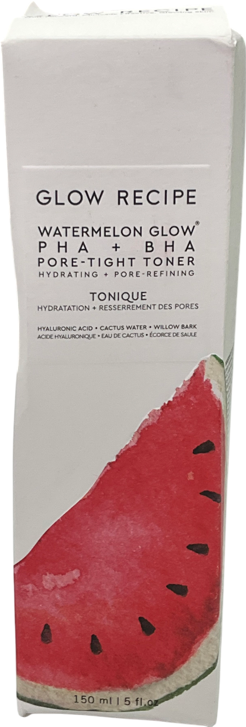 glow recipe Watermelon Glow Pha + Bha Pore-tight Toner 150mk