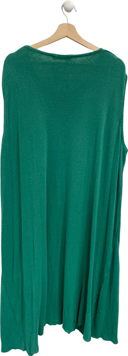 Isolde Roth Green Sleeveless Dress UK XXXL