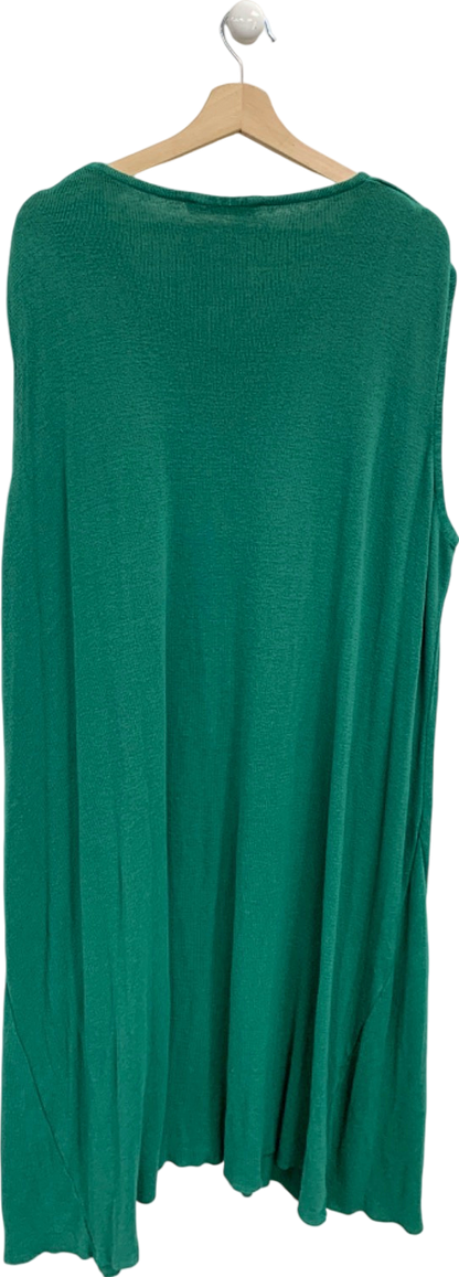 Isolde Roth Green Sleeveless Dress UK XXXL