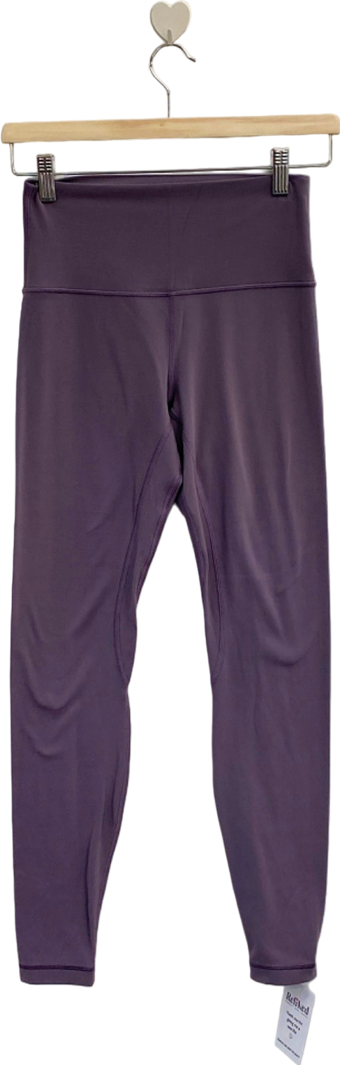 Lululemon Purple High-Rise Yoga Leggings UK S/M