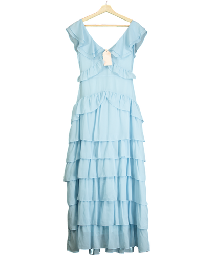 ALB Anne Louise The Blue Dreams Maxi Dress UK 8