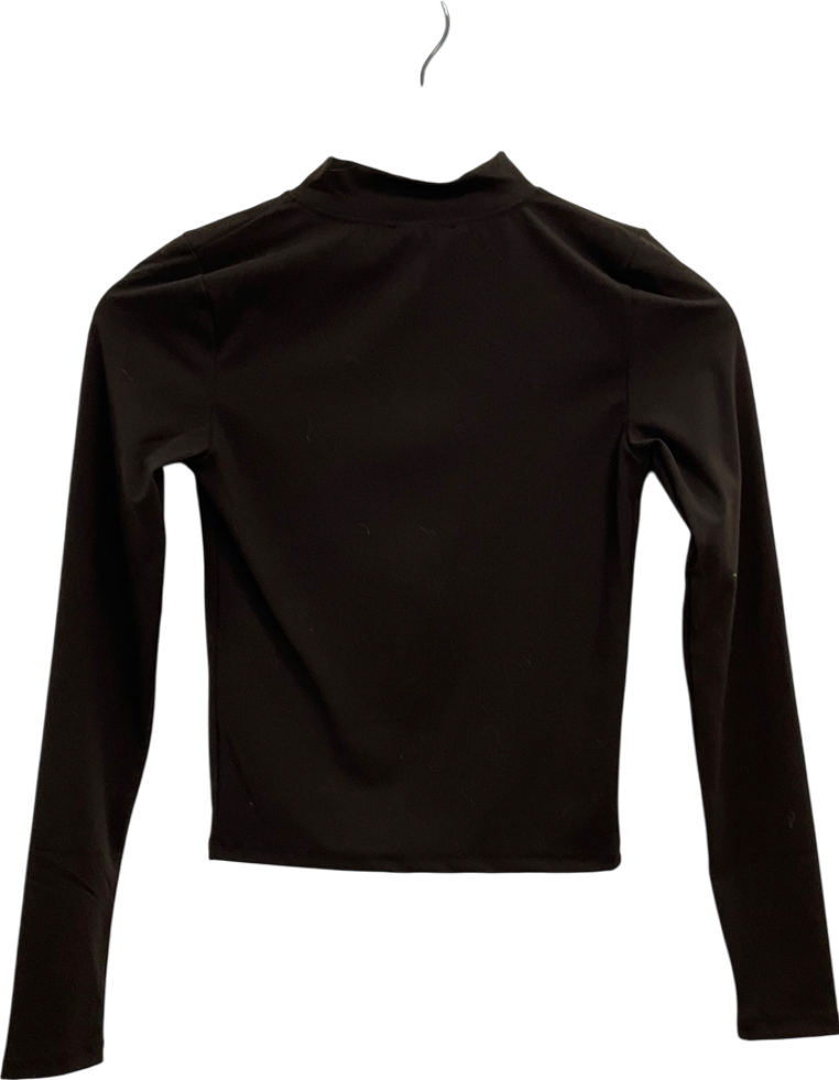 PrettyLittleThing Brown Espresso Basic Sculpt Jacket UK 8