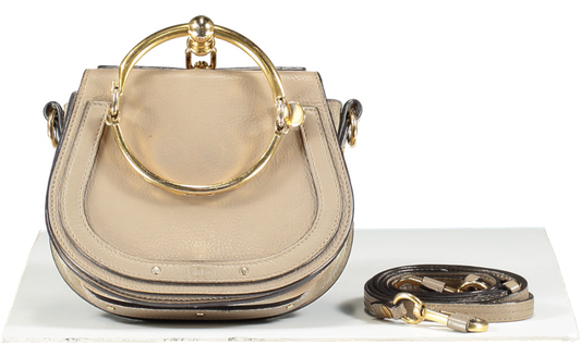 Chloé Brown Nile Leather Handbag With Gold Hardware