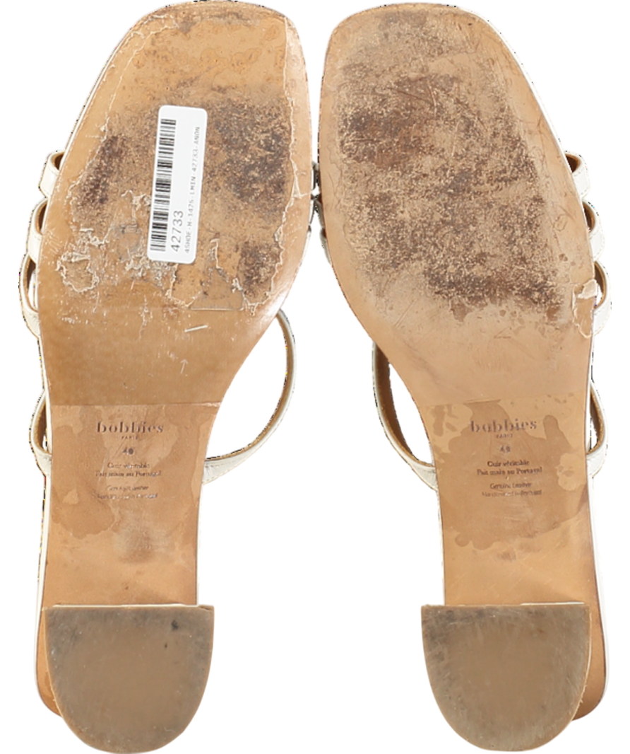 bobbies White Sonja - Off-white Sandals UK 7 EU 40 👠