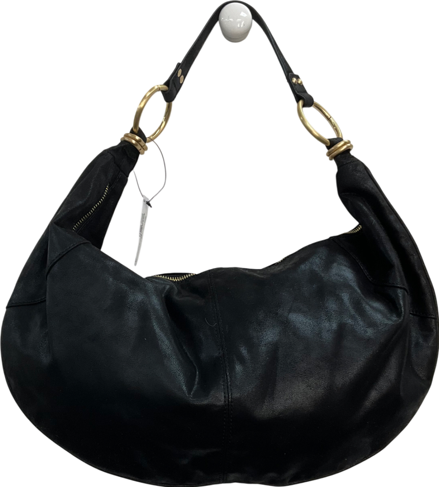 Next Black Large Ring Detail Shoulder Bag