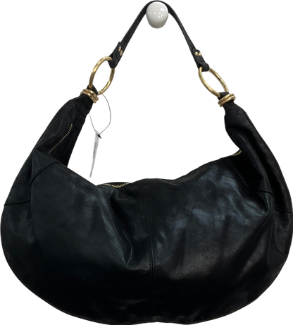 Next Black Large Ring Detail Shoulder Bag