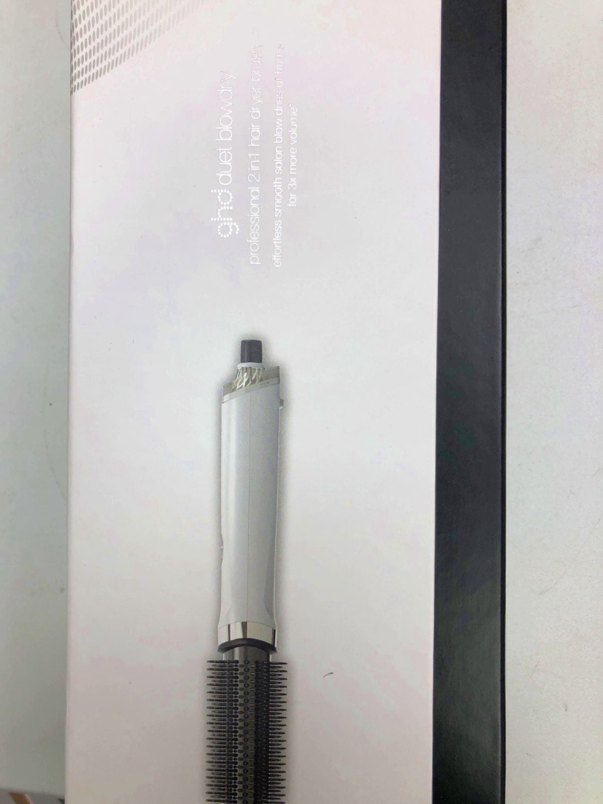 GHD White Duet 2-in-1 Ceramic Hot Hair Styler - White