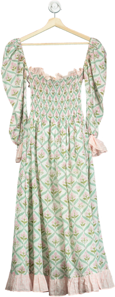 Neve & Noor Pastel Floral Maxi Dress UK XS/S