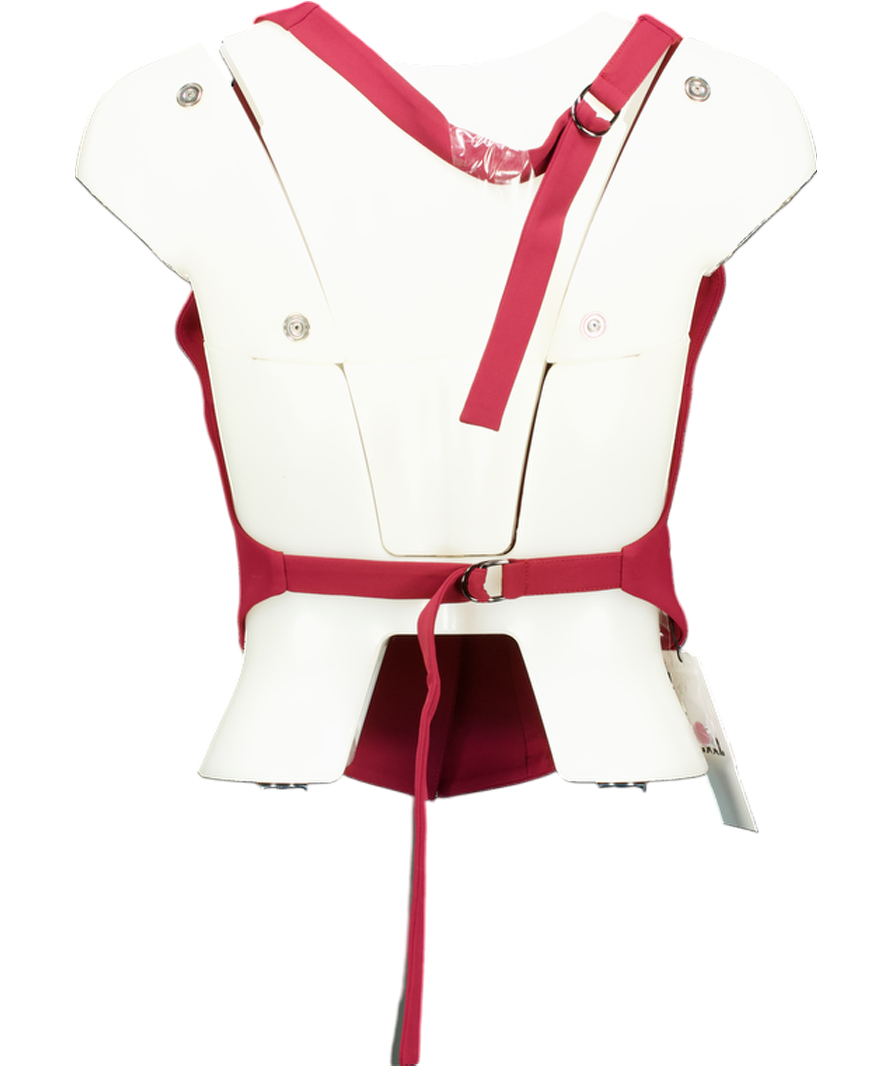 BOA Red Backless Halter Waistcoat UK S
