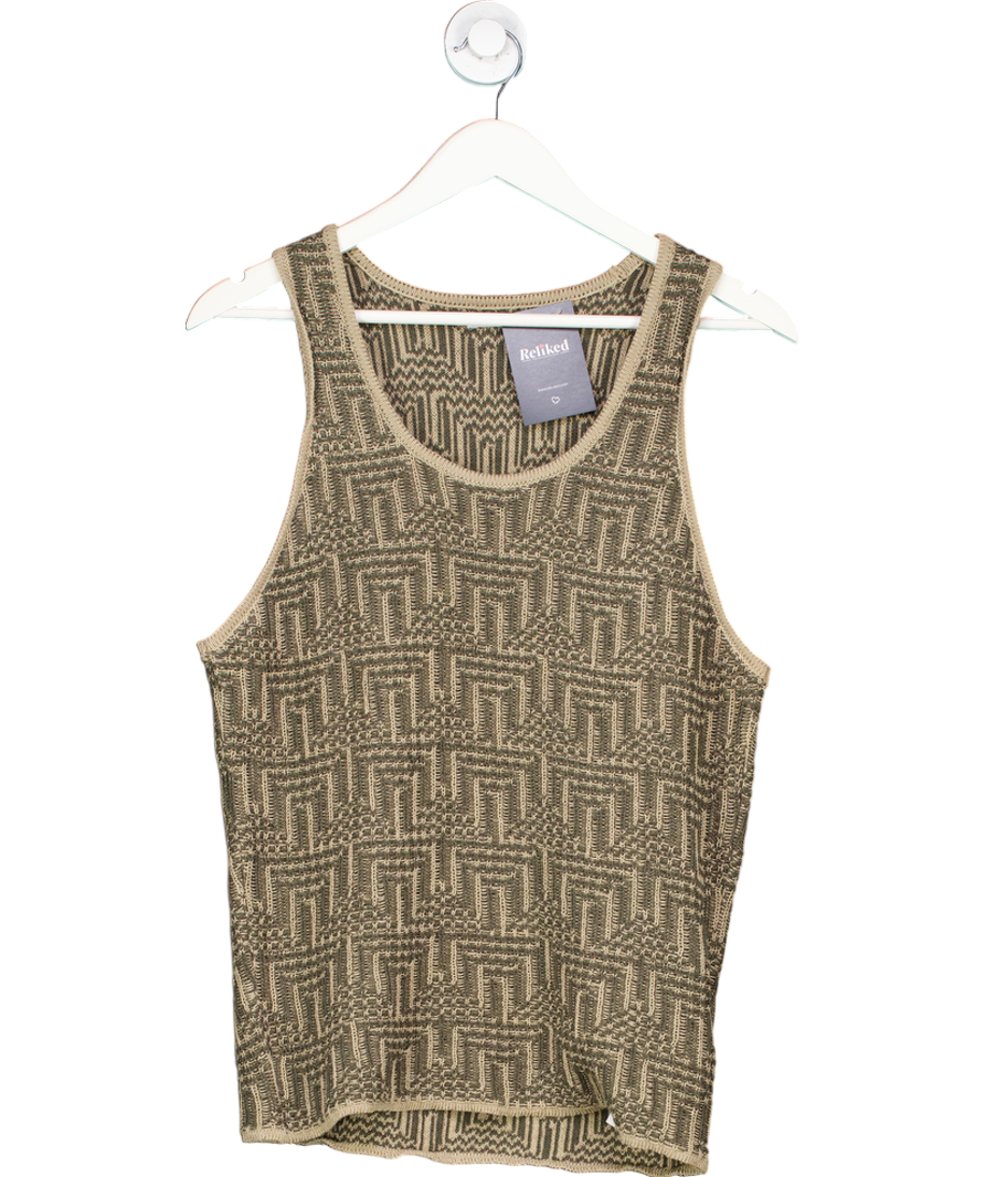 ZARA Beige Knitted Vest UK M