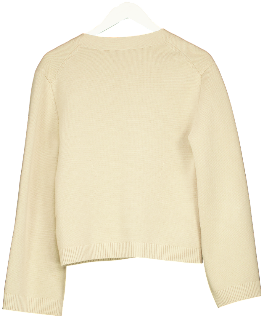 Arket Beige 100% Cotton Cardigan UK S