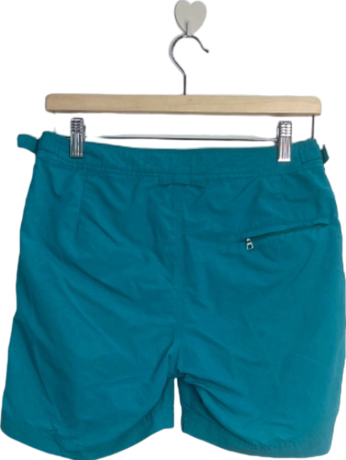Orlebar Brown Teal Bulldog Swim Shorts UK 28