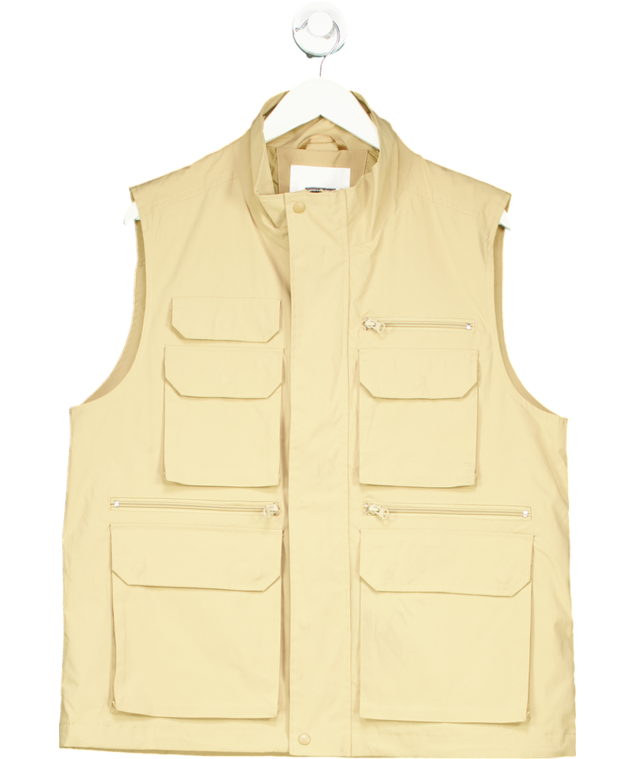 Anthropologie Beige 8 Pocket Gilet UK 12