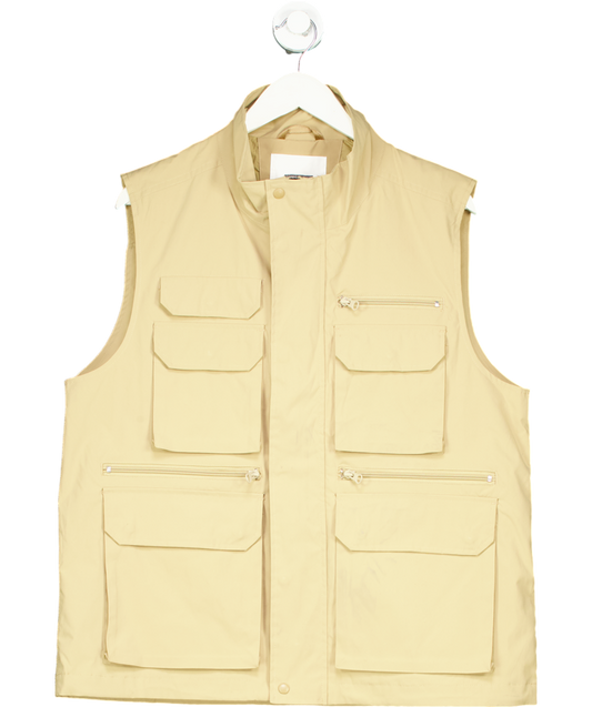 Anthropologie Beige 8 Pocket Gilet UK 12