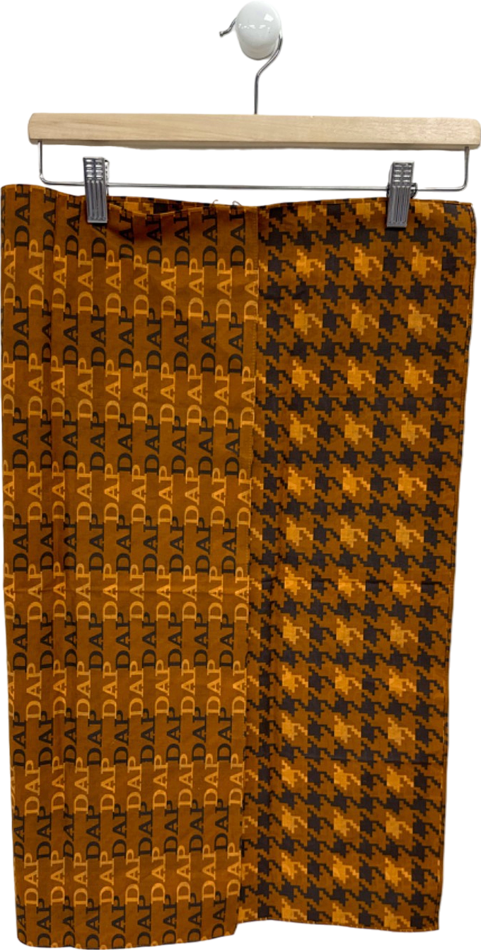 DAP Orange Reversible Houndstooth/Logo Scarf