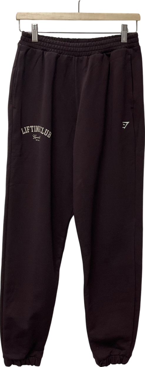 gymshark Brown Lifting Club Oversized Joggers UK XS