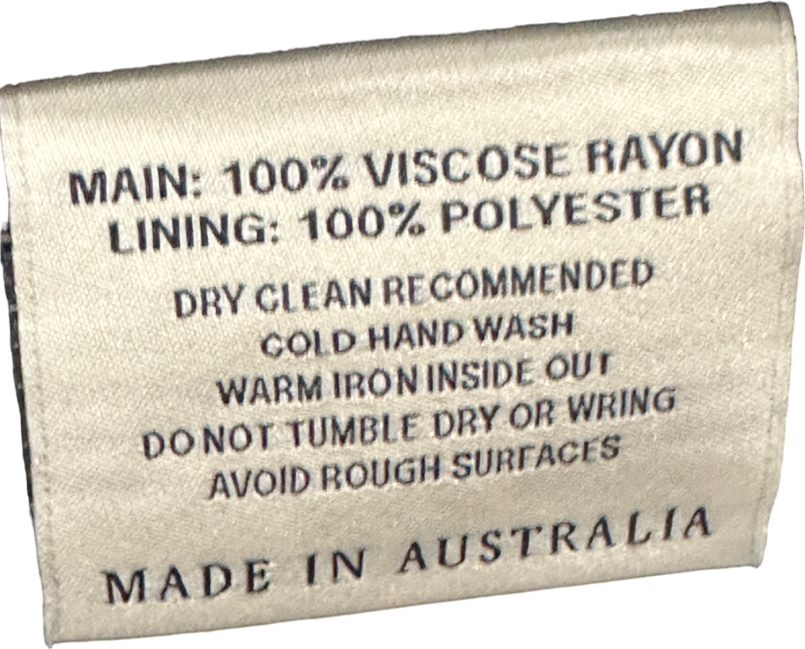 Arcina Ori Navy Asymmetric Maxi Dress XS