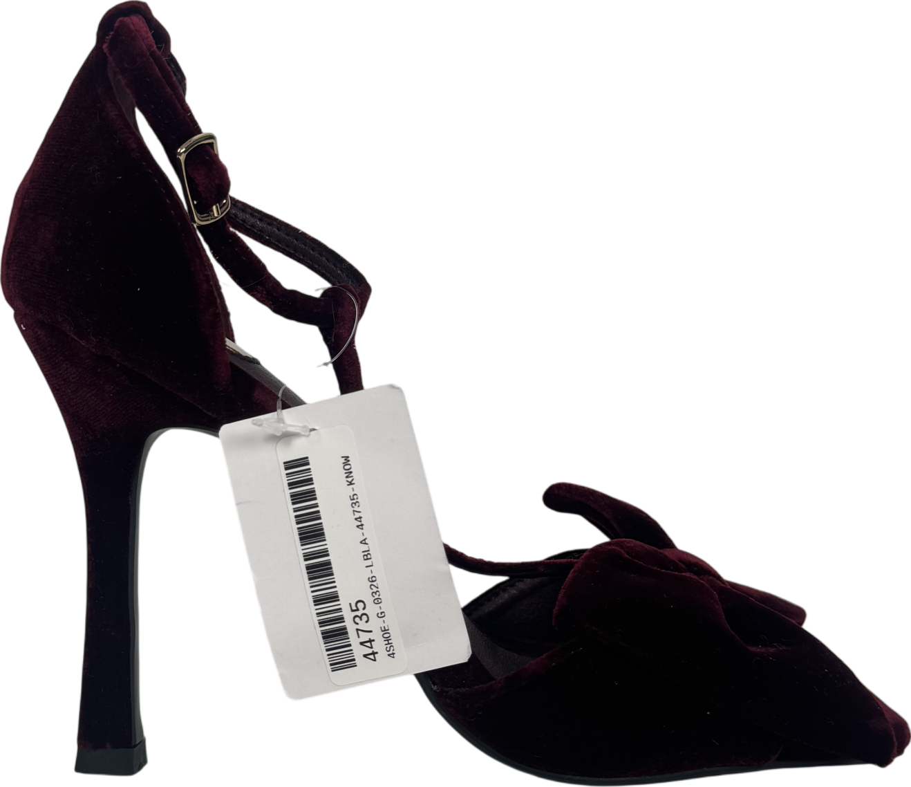 Next Red Velvet Bow Tbar Party Heeled Sandals UK 3 EU 36 👠