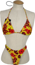 Loleia Orange Pina Paraiso Bikini Set UK XS