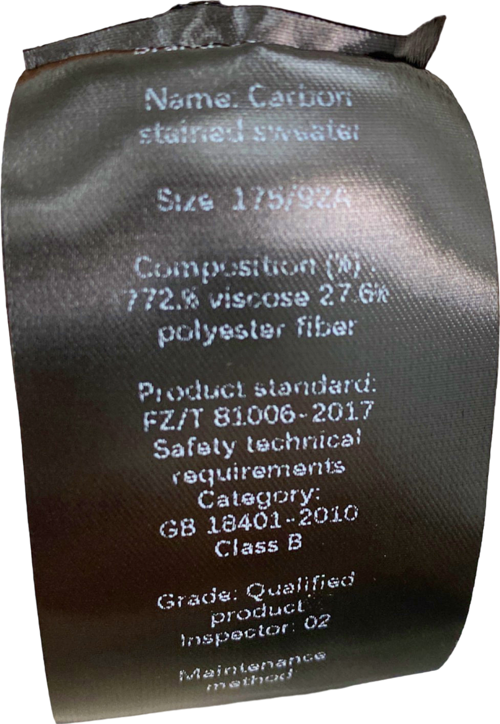 JCAESAR Off White Zip-Up Ribbed Sweater UK Size L