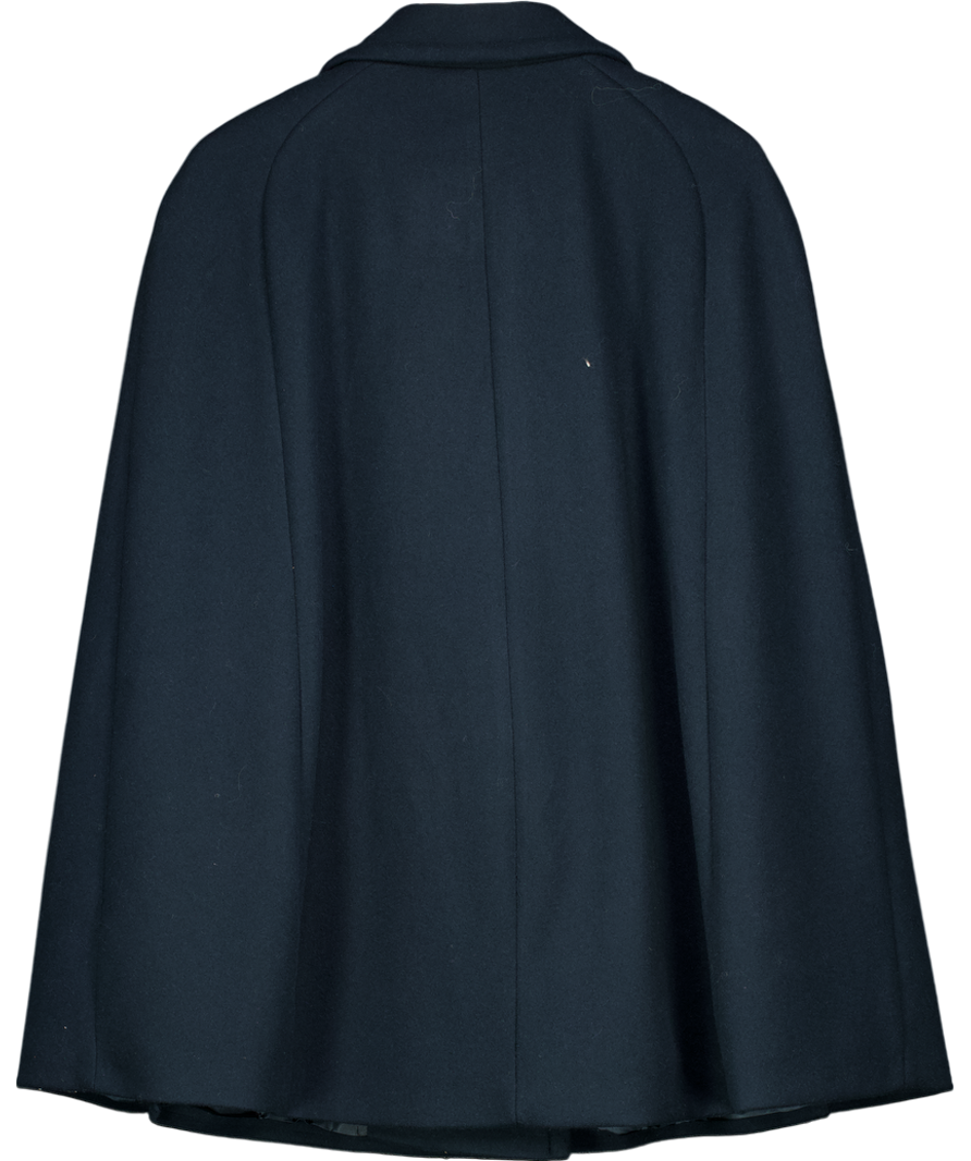 River Island Blue Double Breasted Sleeveless Blazer Jacket Navy UK XS