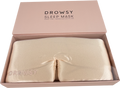Drowsy Sleep Co Silk Sleep Mask Cream One size