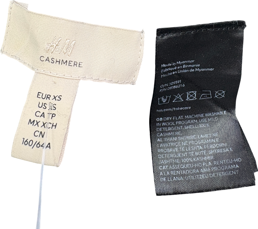 H&M Grey Cashmere Joggers UK XS