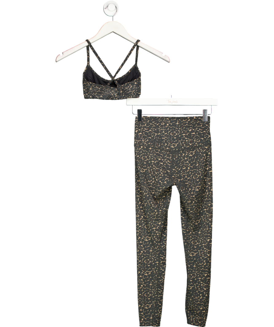 Varley Brown Always High-rise Legging 25" And Top UK XS