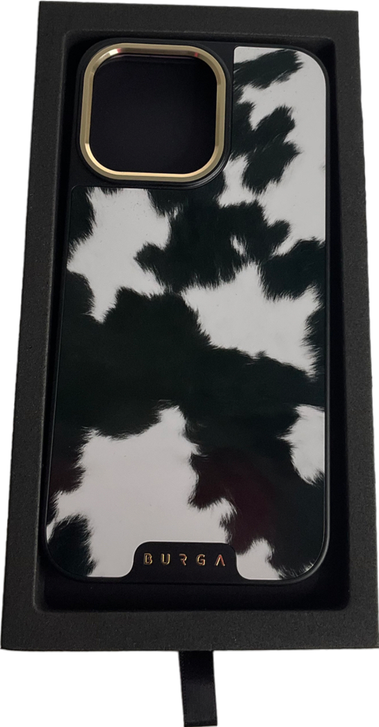 burga White And Black Patterned Phone 15 Pro max Case