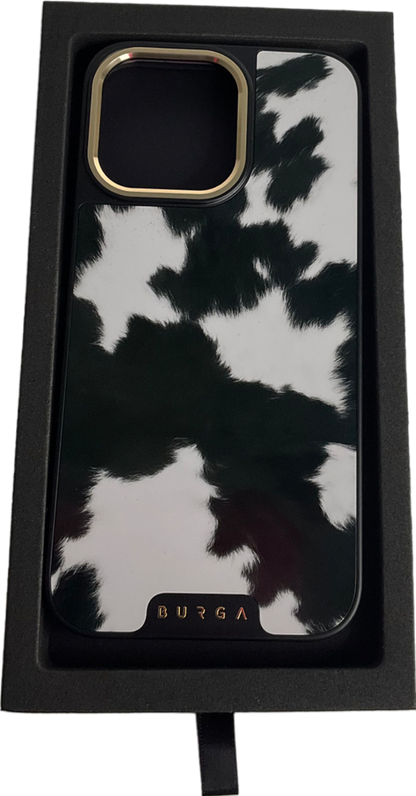 burga White And Black Patterned Phone 15 Pro max Case