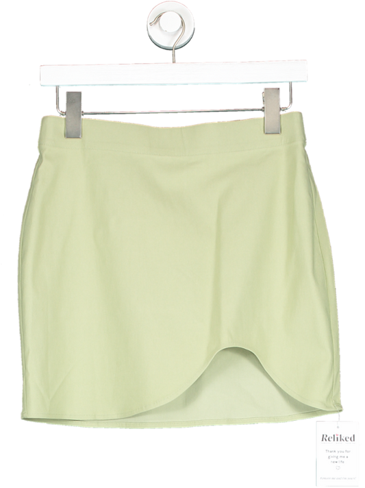 Collusion Green Stretch Mini Skirt UK 10
