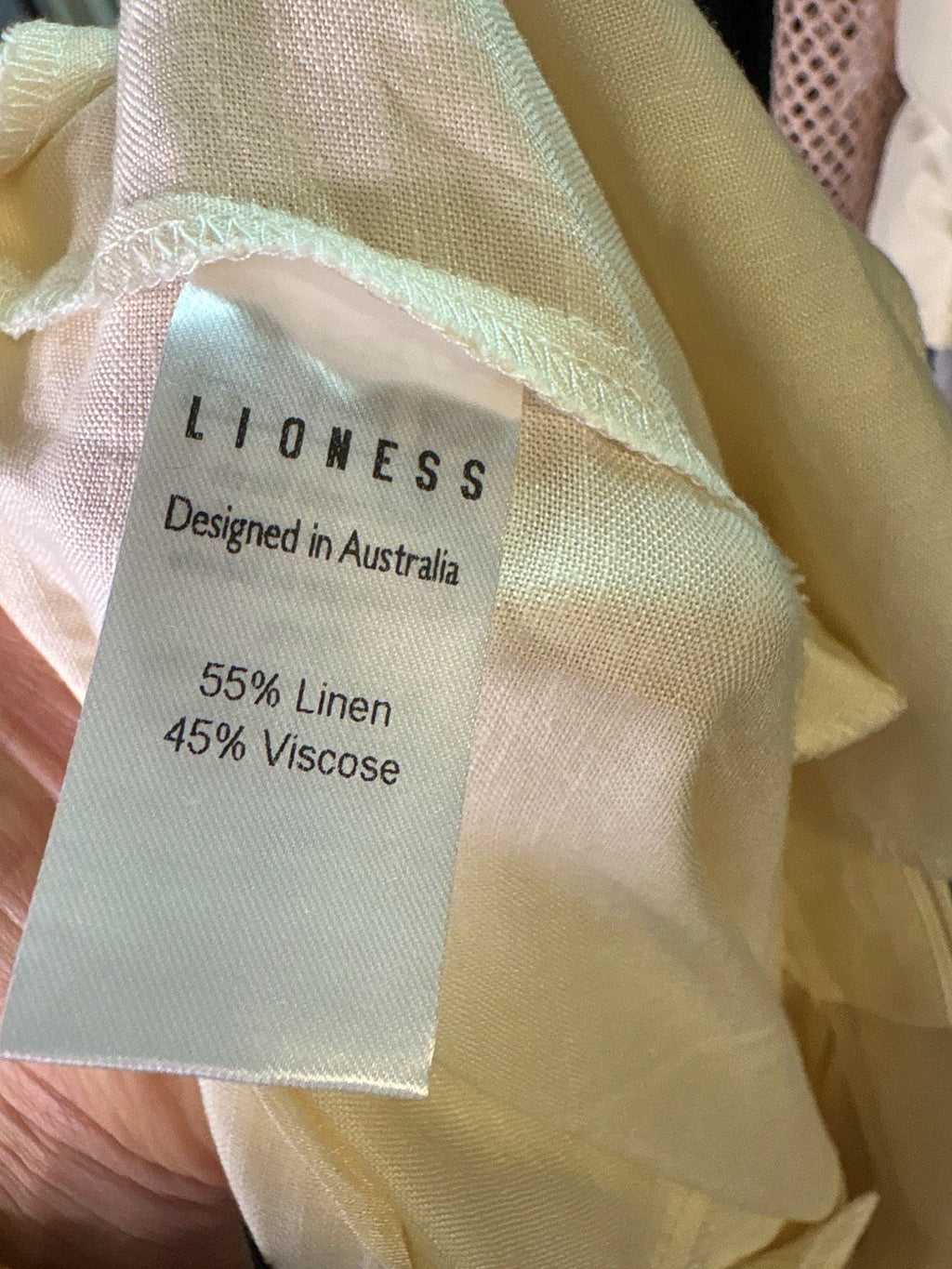 Lioness Ivory La Quinta Pant UK XS