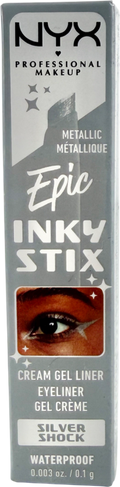 NYX Epic Inky Stix Cream Gel Eyeliner Silver Shock 0.1g