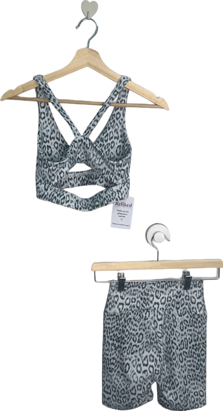SKATIE Leopard Two-Piece Sports Set UK XS