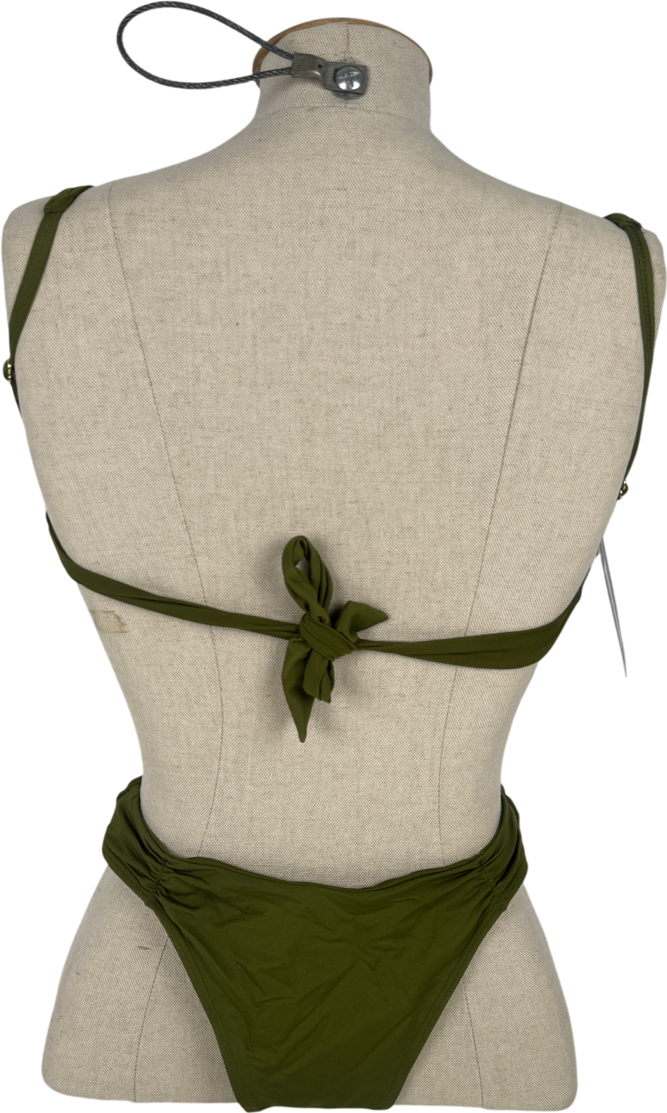 Monday Swimwear Green Morocco Bikini Set UK S