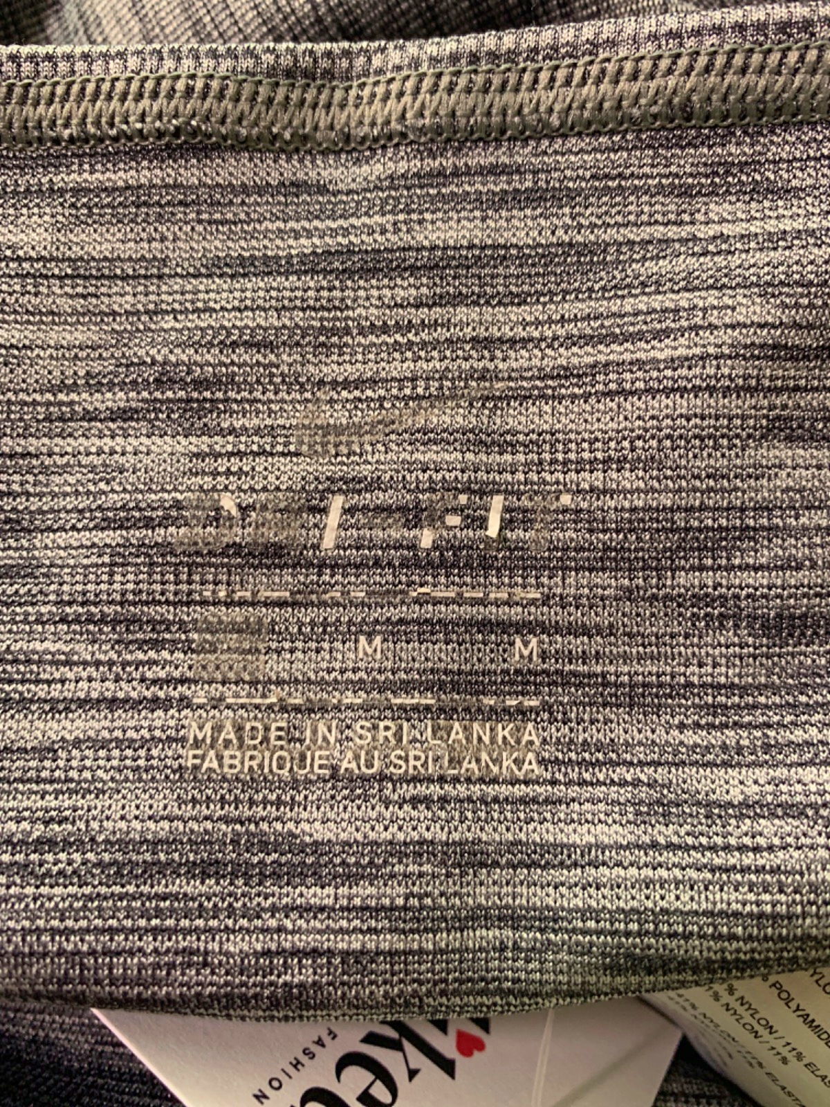 Nike Grey Seamless Training Leggings M