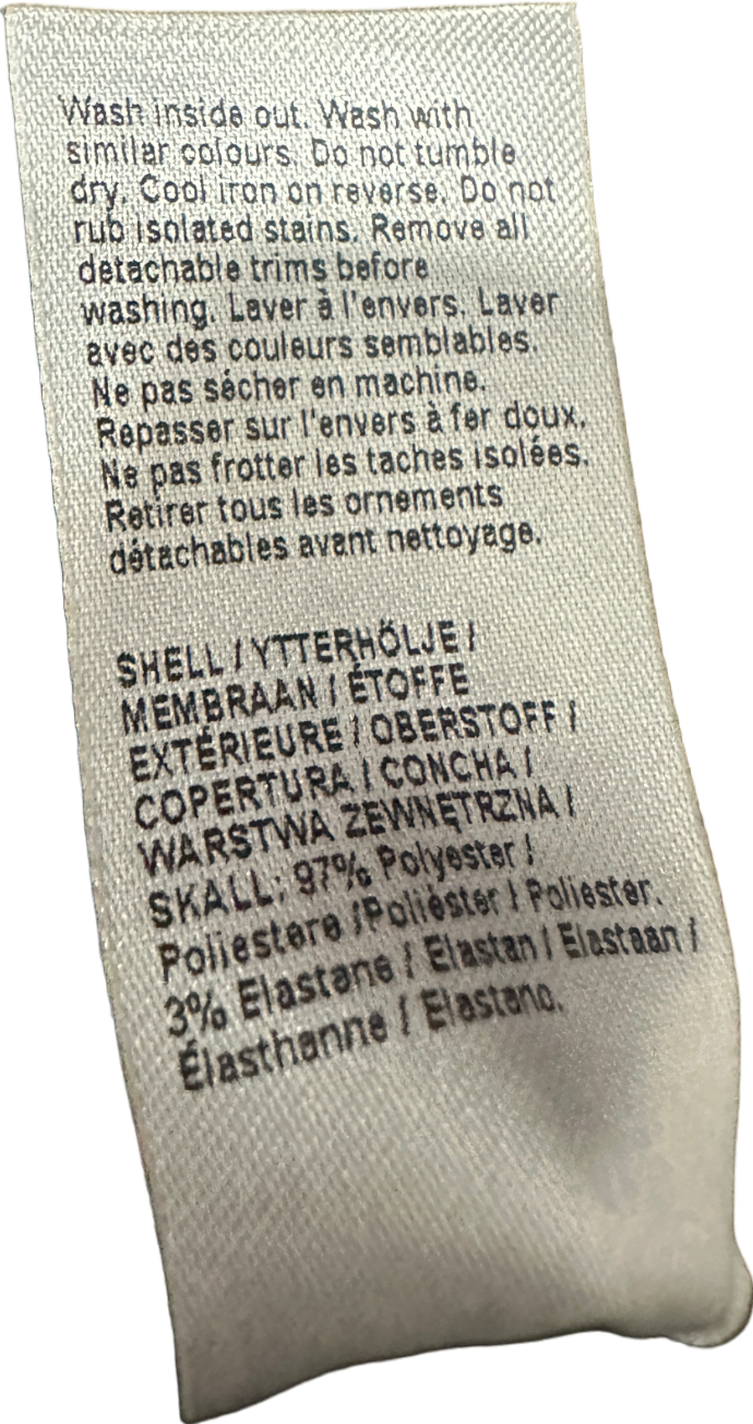 River Island Black CASL Cargo Trousers UK 14