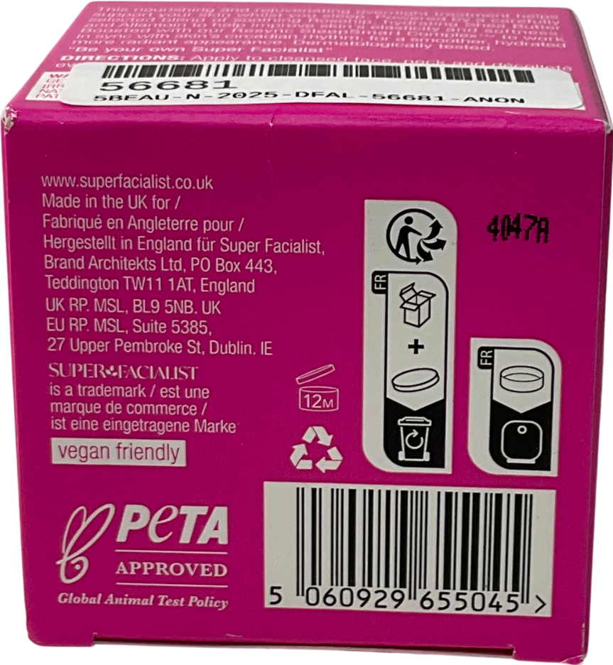 Super Facialist Rosehip Overnight Resync Night Cream 50ml