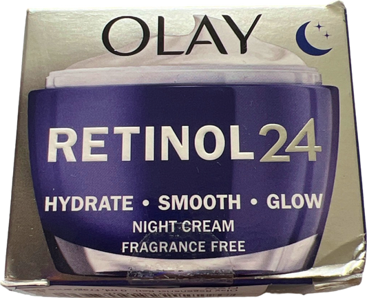 Olay Retinol 24 Night Cream Fragrance Free 50ml