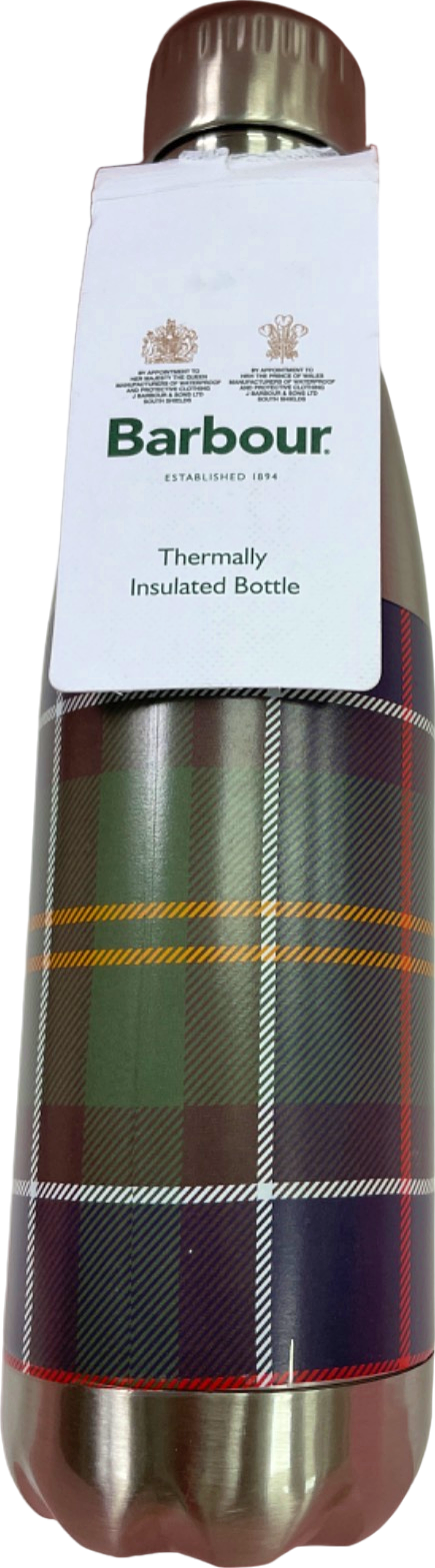 Barbour Classic Tartan Thermally Insulated Water Bottle One Size
